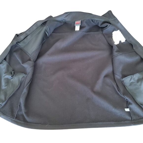 Genuine Stuff Notre Dame Full-Zip Jacket Men's Large Black Embroidered Logo Nice - Picture 8 of 13